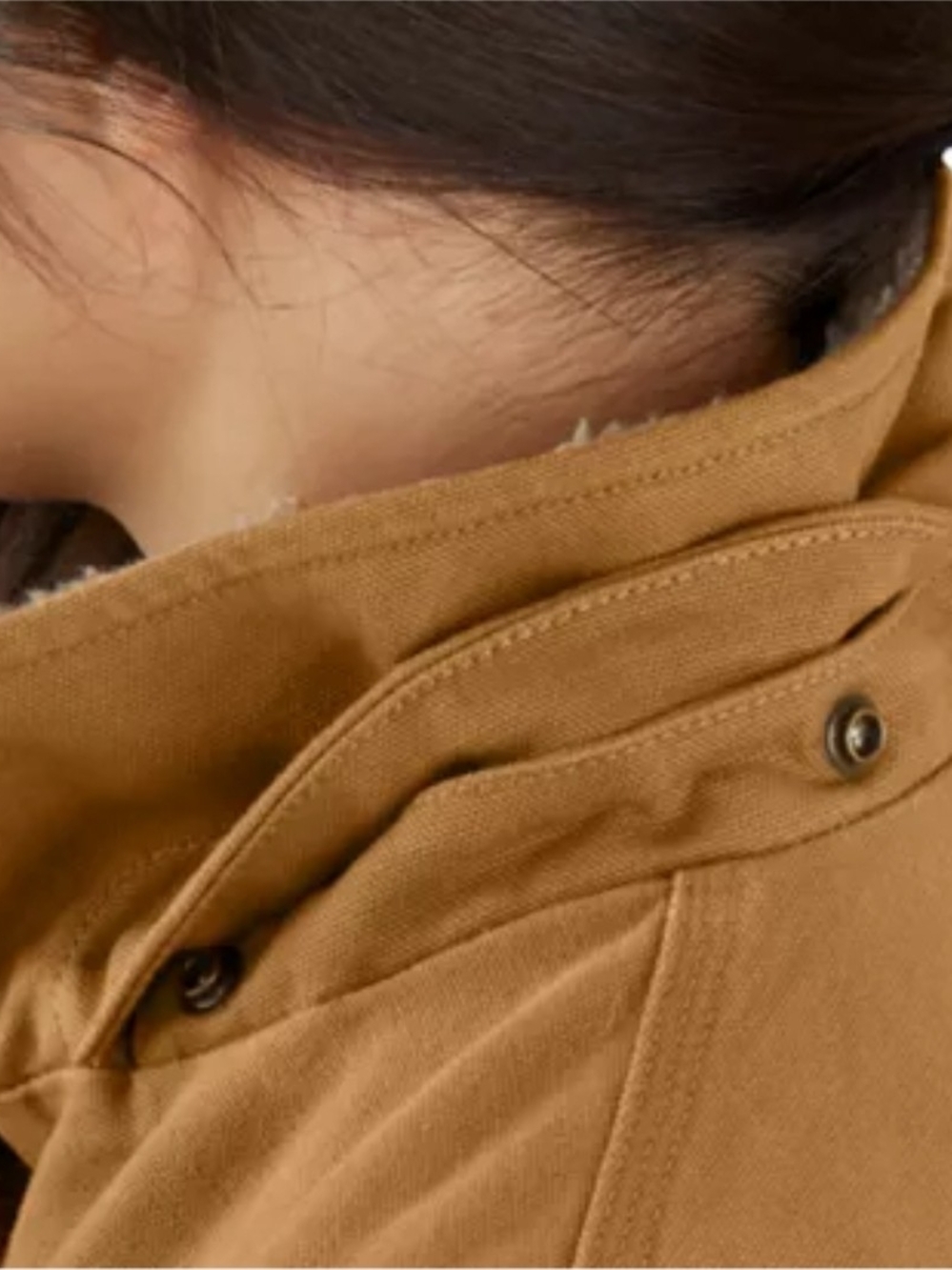 Carhartt Women's Hooded Sherpa-Lined Work Jacket - Medium - Picture 5 of 7